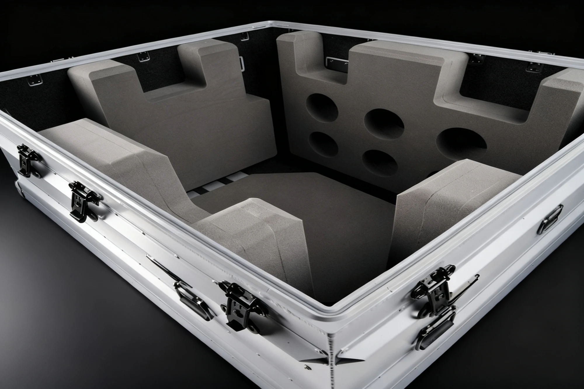 Custom fitted case interior detail, Impact Cases