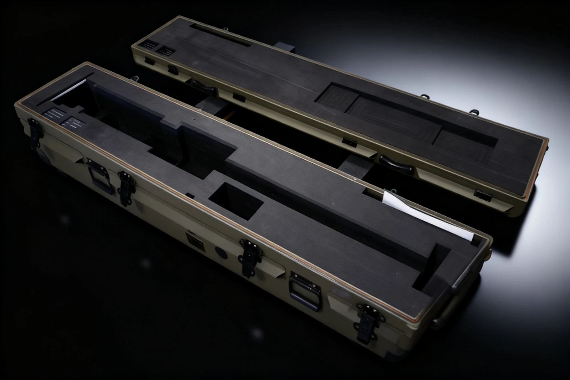 Precision foam-fitted firearm case interior, Impact Cases