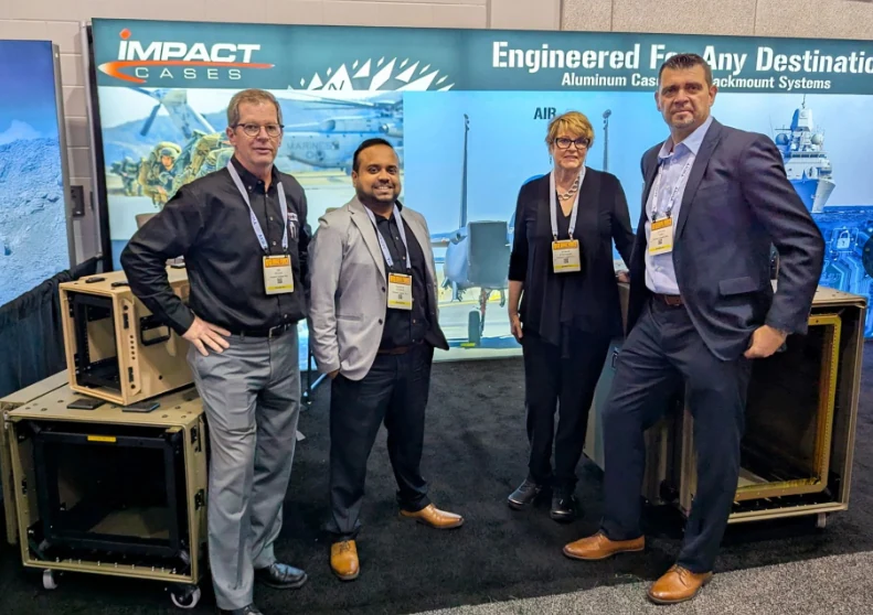 Impact Cases team at AUSA Global Force 2025, Von Braun Center, Huntsville, AL