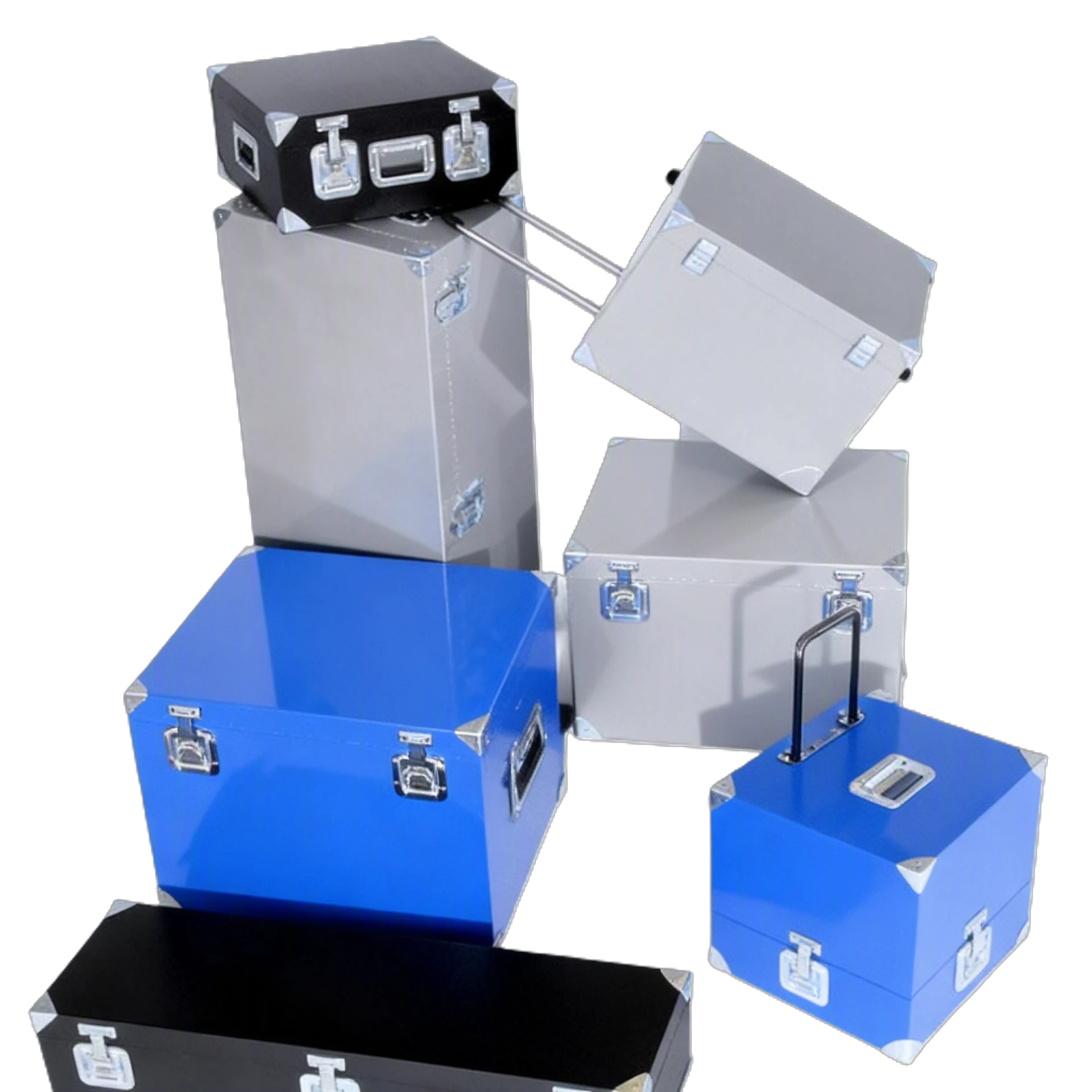 ConQuest single lid aluminum transit cases