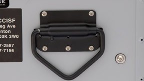 Delta lift / tie-down ring installed on Target rackmount case