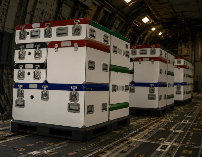 Target P.E.T.S. palletized transport case system