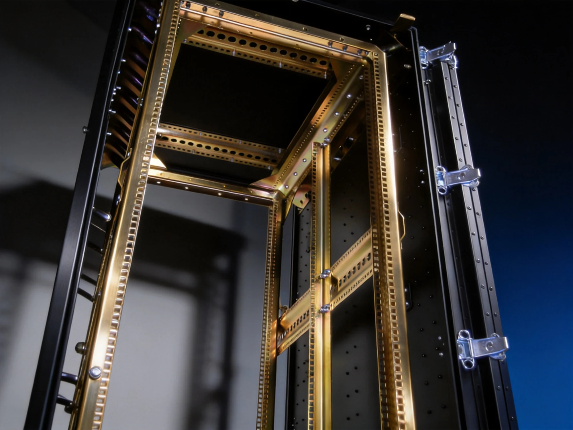 ConQuest shock-mounted rackmount case
